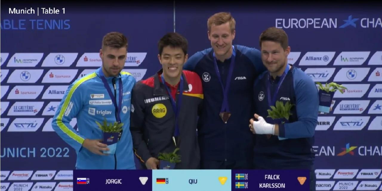 瑞典队逆转克莱恩，晋级欧锦赛半决赛