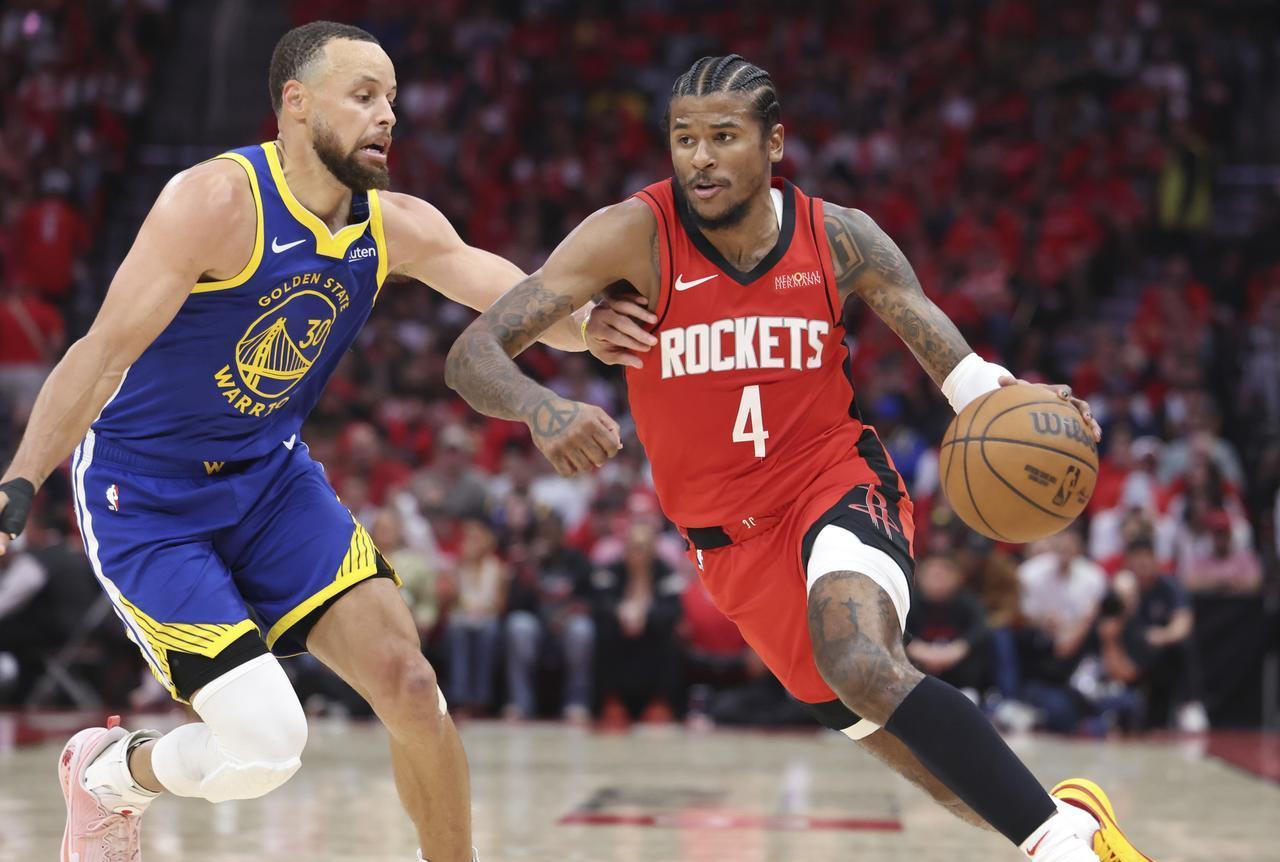 世俱杯参赛资格-掘金血拼火箭，杰伦格林成为关键先生